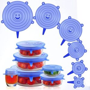 Stretch & Seal – 6Pcs Reusable Silicone Bowl Covers